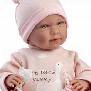 Lalka hiszpańska Llorens MIMI pijama rosa płacząca 74108 42cm