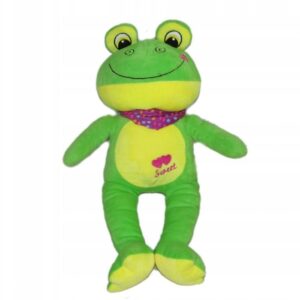 Maskotka żabka żaba 20 cm, Z GŁOSEM