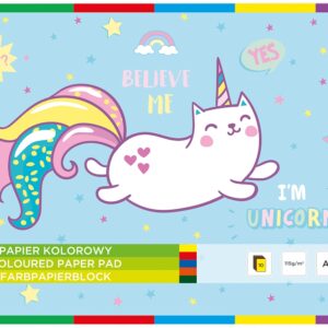 Papier kolorowy A5 Interdruk 10 arkuszy 115 g/m²