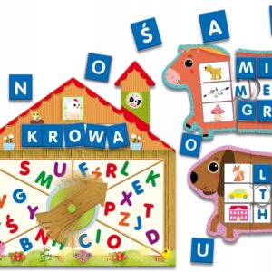Gra edukacyjna Carotina Farma ze słowami