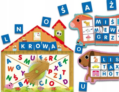 Gra edukacyjna Carotina Farma ze słowami