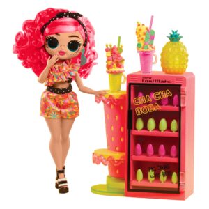 Lalka L.O.L. Surprise O.M.G. Studio paznokci sklep z owocami Pinky Pops