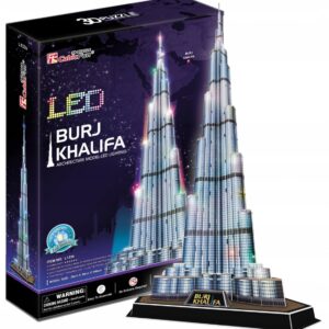Puzzle 3D Burj Khalifa LED Światło Cubicfun 20508