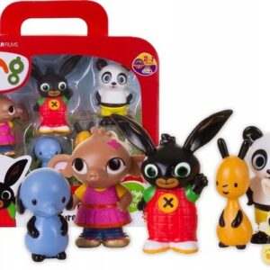KRÓLIK BING DUŻY ZESTAW 6 FIGURKA BING SULA FLOP PANDO AMMA CHARLIE FIGURKI