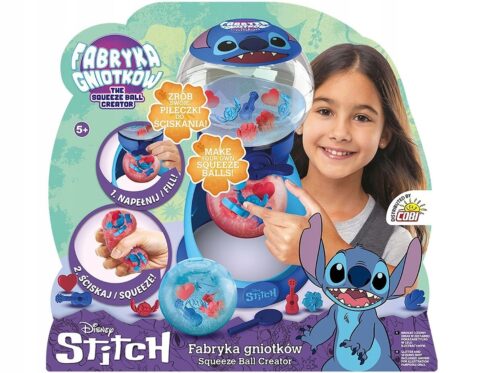 ZESTAW SQUEEZ BALL FABRYKA GNIOTKÓW STITCH GNIOTKI