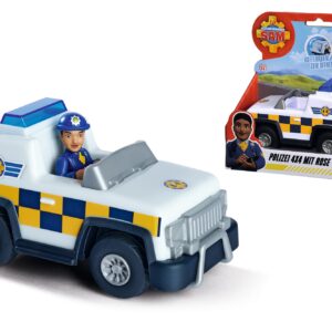 SIMBA STRAŻAK SAM JEEP POLICYJNY 4X4 MINI FIGURKA