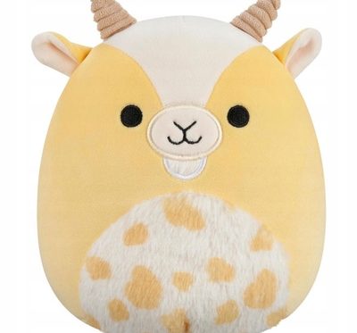 SQUISHMALLOWS MASKOTKA PLUSZAK PRZYTULANKA ŻÓŁTA KOZA KÓZKA MIEL 19 CM
