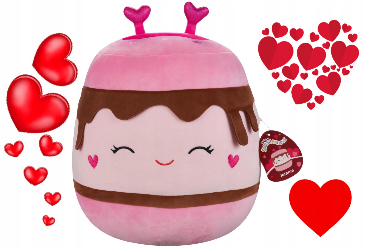 Maskotka Squishmallows Jemma the Smore 30 cm różowa