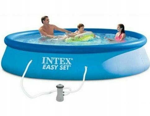Basen z pompą EASY SET 396X84 cm Intex 28142NP ROZPOROWY