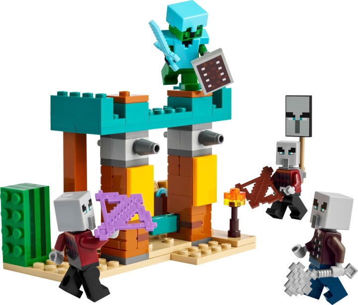 Klocki-LEGO-Minecraft-21267-Pustynny-patrol-zlosadnikow-Numer-produktu-21267