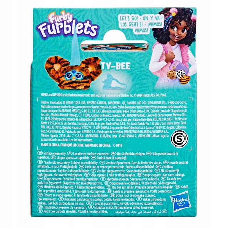 Furby-Furblets-interaktywna-maskotka-Ty-Bee-tygrysek-Hasbro-G1700-Rodzaj-inny