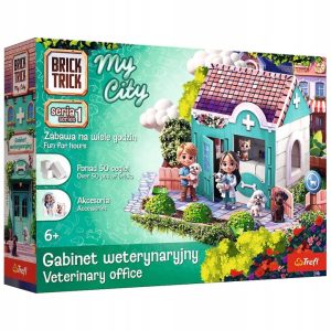 Trefl Klocki ceramiczne Brick Trick My City Gabinet weterynaryjny