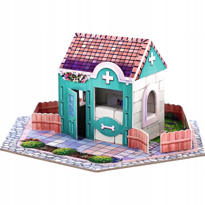 Trefl-Klocki-ceramiczne-Brick-Trick-My-City-Gabinet-weterynaryjny-Kod-producenta-62697