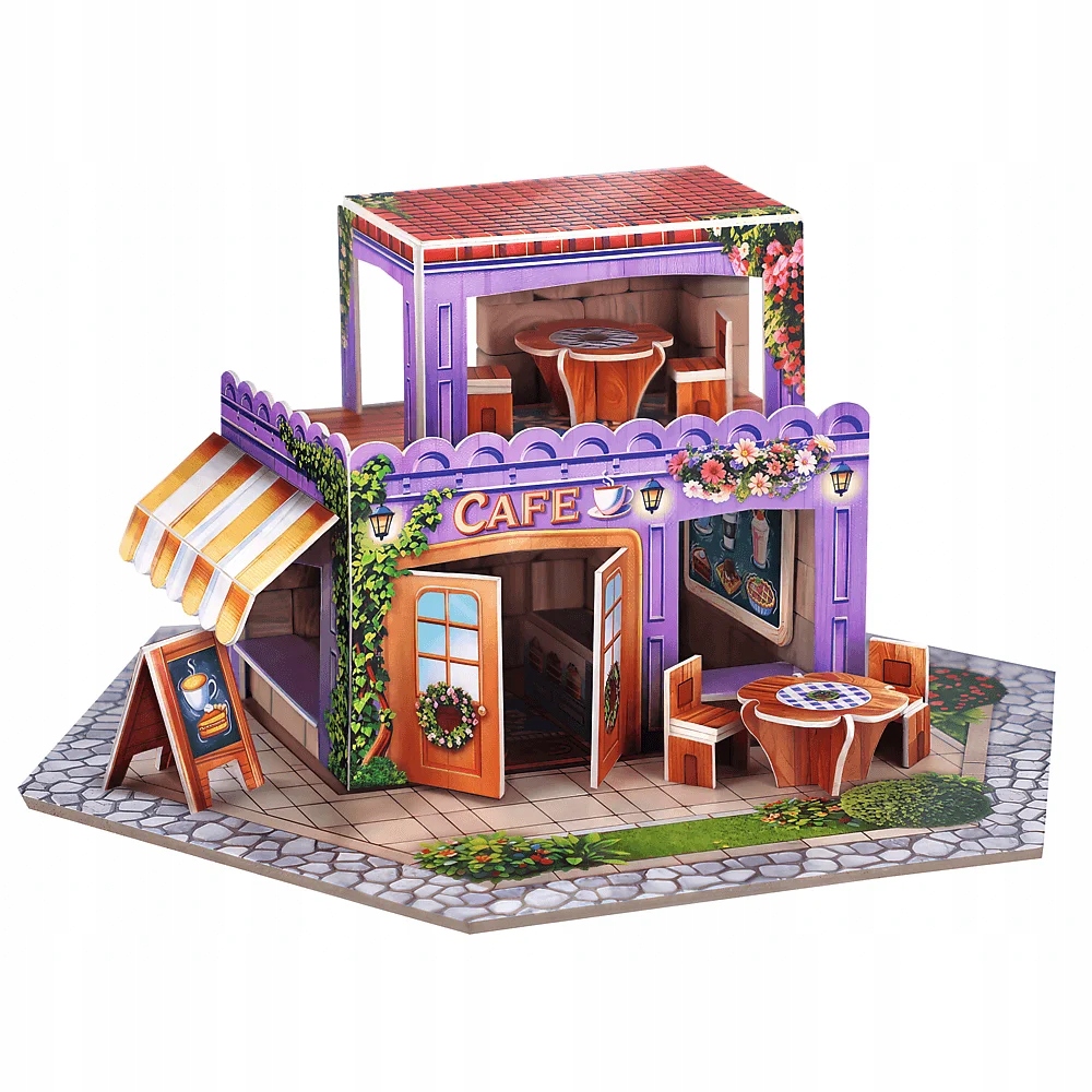 Trefl-Klocki-ceramiczne-Brick-Trick-My-City-Kawiarnia