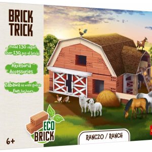 BRICK TRICK FARMA KLOCKI CERAMICZNE PRAWDZIWA CEGŁA DOM ZESTAW