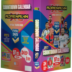 FIFA 365 ADRENALYN XL 2027 KALENDARZ ADWENTOWY BOX KARTY KOLEKCJONERSKIE