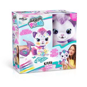 Airbrush Plush Pokoloruj Pluszaka Kot Kotek Maskotka do Malowania