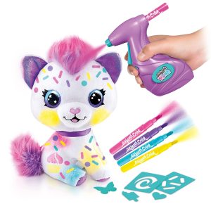 Airbrush-Plush-Pokoloruj-Pluszaka-Kot-Kotek-Maskotka-do-Malowania-Marka-Canal-Toys