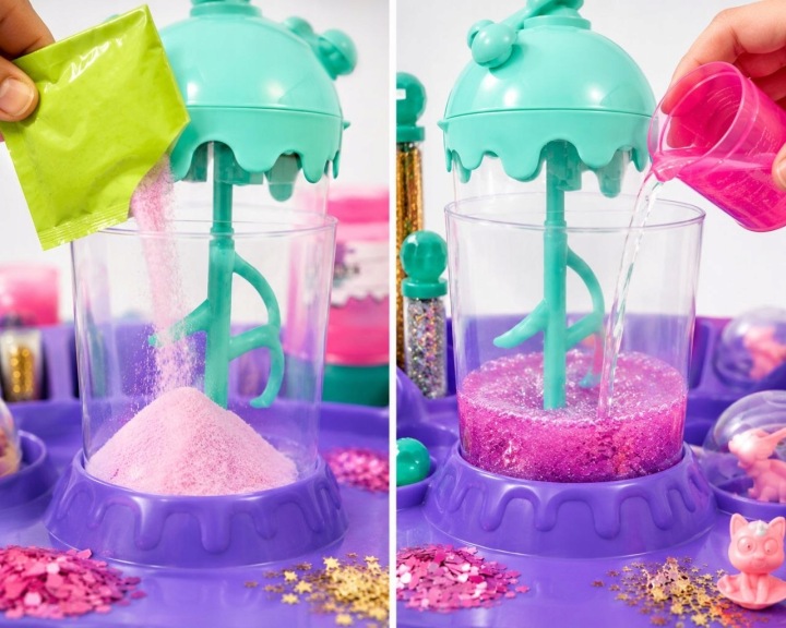 Fabryka-Glutow-Slime-XXL-Zestaw-DIY-Brokat-Figurki-Mikser-Bohater-Bajka-brak