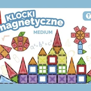 Happy Kiddo Klocki Magnetyczne 34 el. Zestaw Konstrukcyjny dla Dzieci 3+