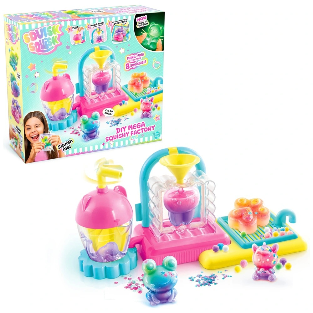 Fabryka Gniotków Gniotki Antystresowe Squishy Świecące w ciemności DIY